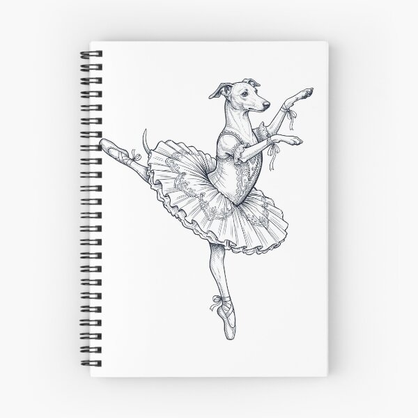 Item preview, Vintage Whippet Ballet Dancer Ballerina Dog Lover designed and sold by dian-rody-crest.