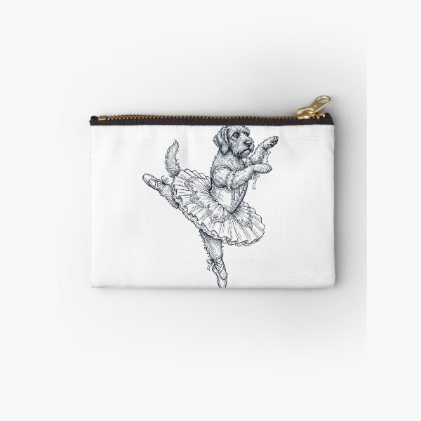 Item preview, Vintage Wirehaired Pointing Griffon Ballet Dancer Ballerina Dog Lover designed and sold by dian-rody-crest.