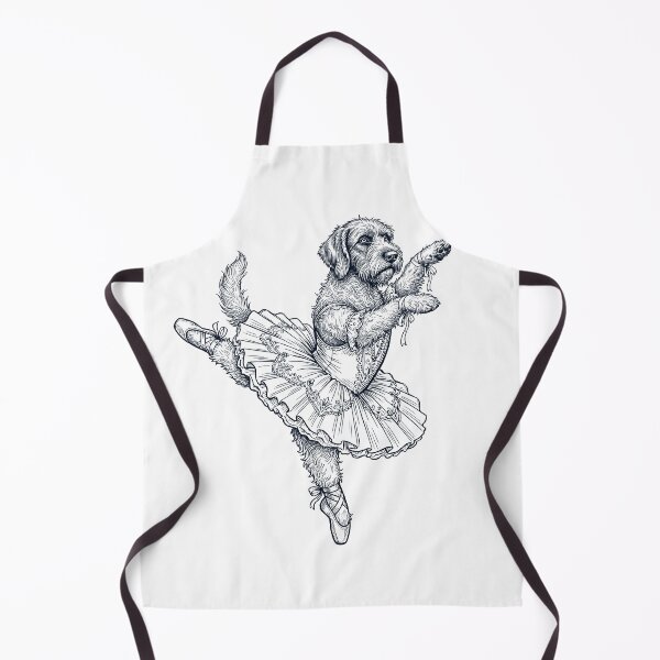Item preview, Vintage Wirehaired Pointing Griffon Ballet Dancer Ballerina Dog Lover designed and sold by dian-rody-crest.