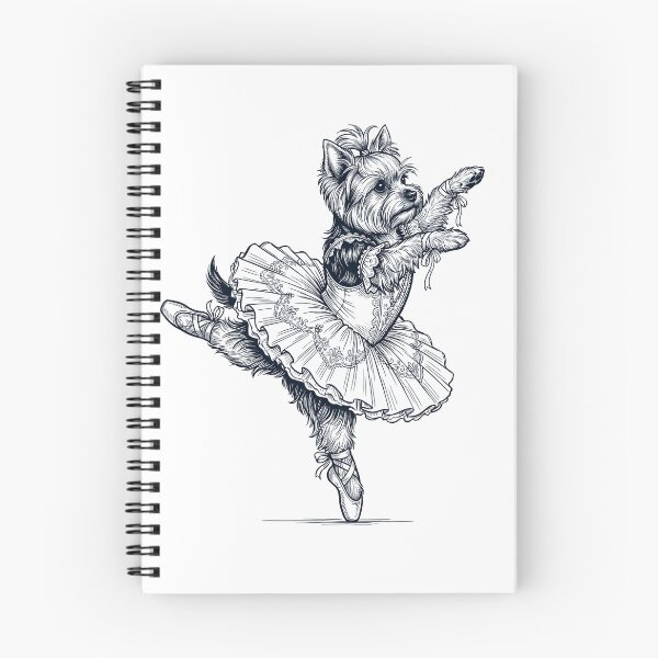 Item preview, Vintage Yorkshire Terrier Ballet Dancer Ballerina Dog Lover designed and sold by dian-rody-crest.