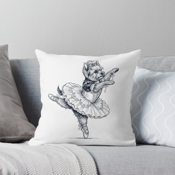 Item preview, Vintage Yorkshire Terrier Ballet Dancer Ballerina Dog Lover designed and sold by dian-rody-crest.