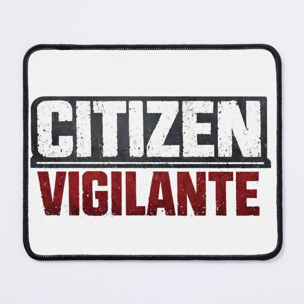 Item preview, Citizen Vigilante Bold Urban Typography Justice Design designed and sold by ShopAndFun.