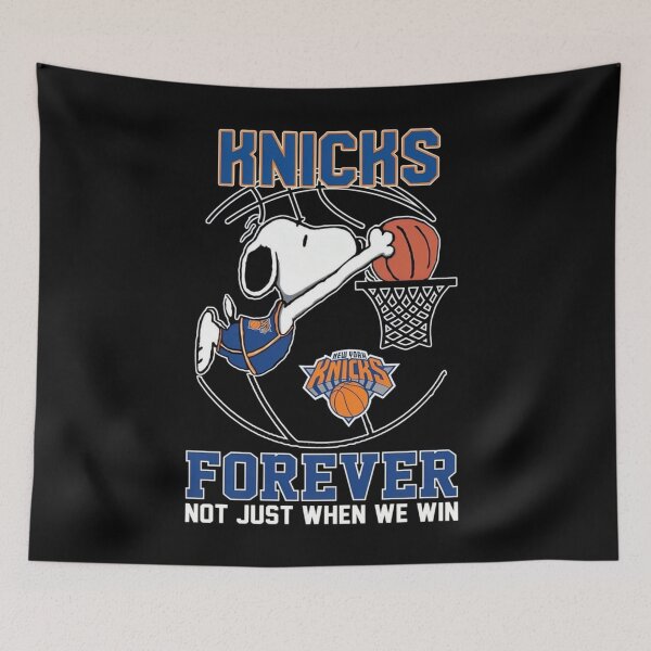 Item preview, Snoopy NY Knicks Basketball Fan Forever Not Just When We Win  designed and sold by DamianRoy88.
