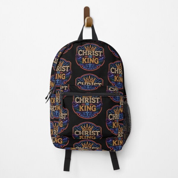 Item preview, Christ Is King | Neon Vintage Christian Faith Graphic | Revelation 19:16 designed and sold by PolitiSized.