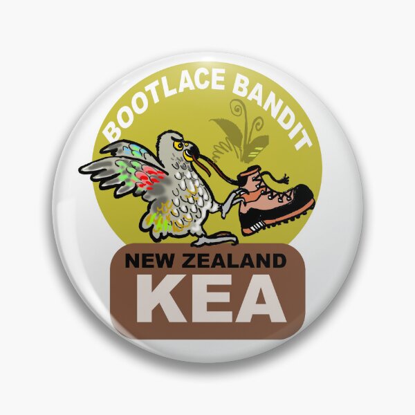 Item preview, Funny Kea Parrot Stealing Hiking Boot designed and sold by Al Benge - NZ & Australian Art.