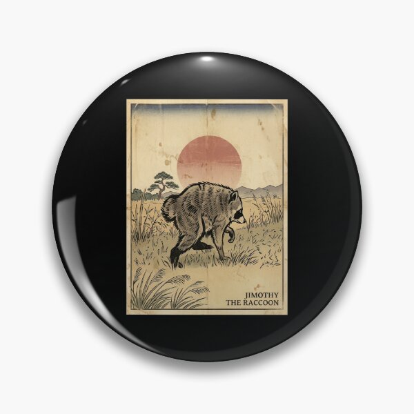 Item preview, Jimothy The Raccoon Japanese Style designed and sold by perkeyflai.