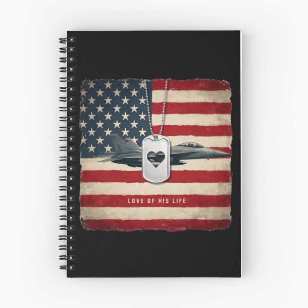 Item preview, Love of His Life Fighter Aircraft Patriotic USA Flag Gift designed and sold by Zizo-DR44.