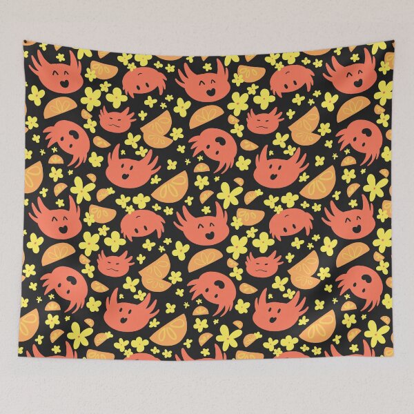 Item preview, Orange Slices and Axolotls designed and sold by VODkmw.