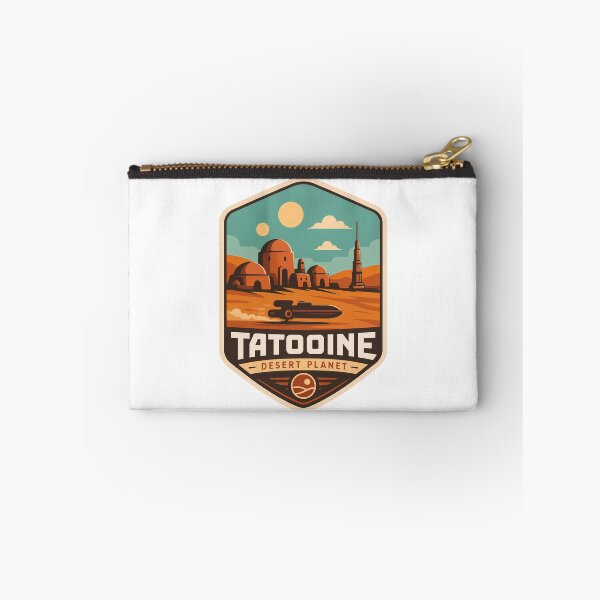 Item preview, Tatooine Desert Planet- Twin Sun Desert World | Retro Sci-Fi Travel  designed and sold by FrontierCosmic.