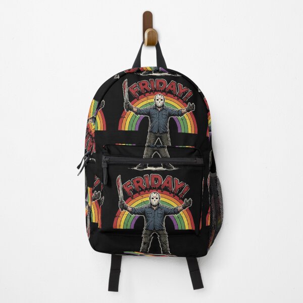 Item preview, Friday Summer Slasher Horror Retro Rainbow Halloween Spooky designed and sold by AdyKurniawan.