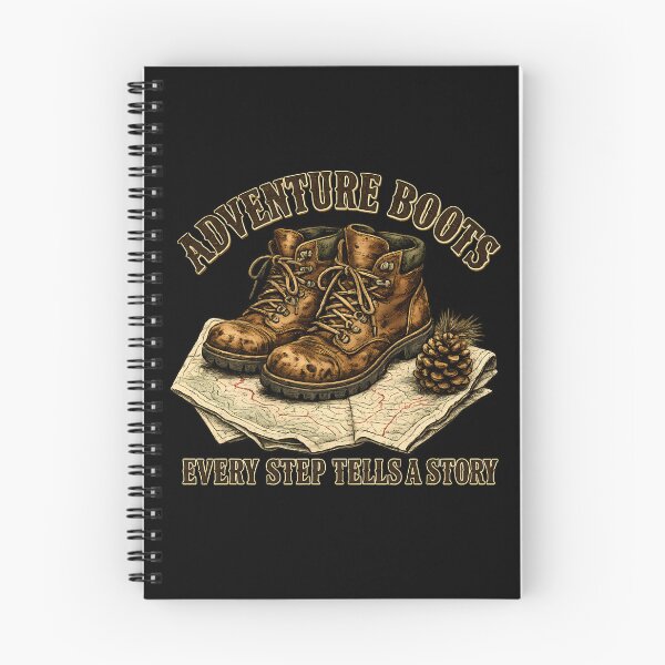 Item preview, Adventure Boots Vintage Hiking Outdoor designed and sold by rp-art.