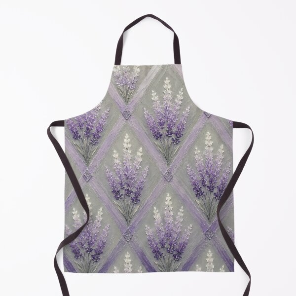 Item preview, Lavender Diamond Lattice Impasto Oil Painting Pattern designed and sold by ChubbyGoong.