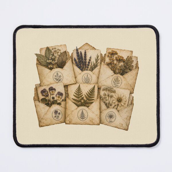 Item preview, Vintage Botanical Sample Envelopes Print – Antique Pressed Specimen Art designed and sold by MagicMakerPh.