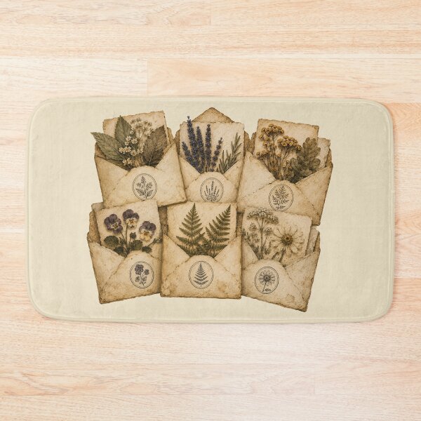 Item preview, Vintage Botanical Sample Envelopes Print – Antique Pressed Specimen Art designed and sold by MagicMakerPh.