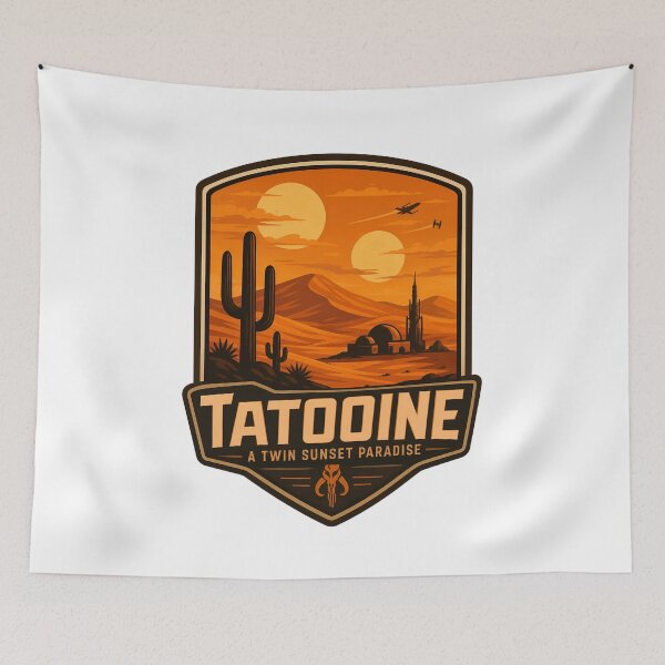 Item preview, Tatooine National Park designed and sold by FrontierCosmic.