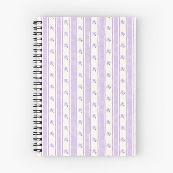 Item preview, Pastel Purple Striped Roses Watercolour Botanical Cozy Pattern designed and sold by MyIdyllicMoment.