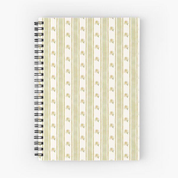 Item preview, Cozy Light Yellow Striped Roses Watercolour Botanical Pattern designed and sold by MyIdyllicMoment.