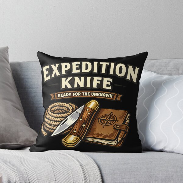 Item preview, Expedition Knife Vintage Outdoor Adventure designed and sold by rp-art.