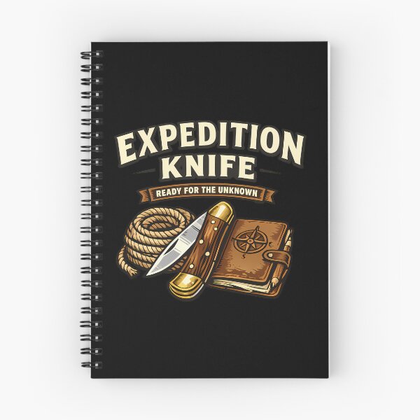 Item preview, Expedition Knife Vintage Outdoor Adventure designed and sold by rp-art.