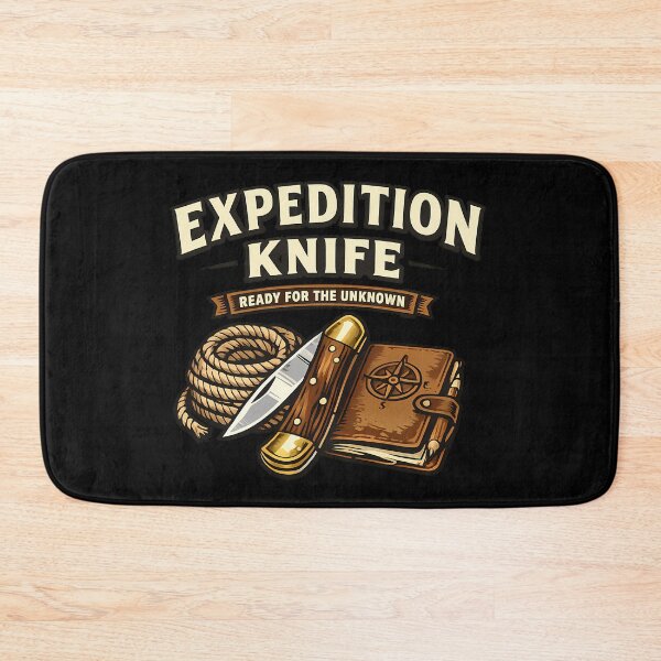 Item preview, Expedition Knife Vintage Outdoor Adventure designed and sold by rp-art.