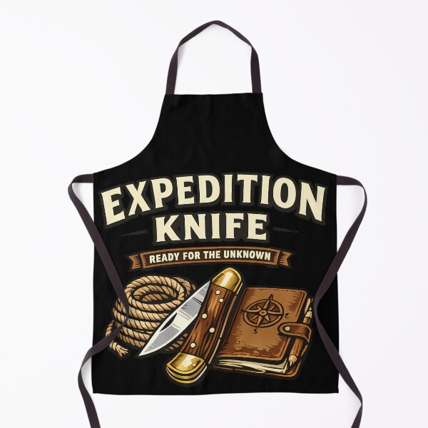 Item preview, Expedition Knife Vintage Outdoor Adventure designed and sold by rp-art.
