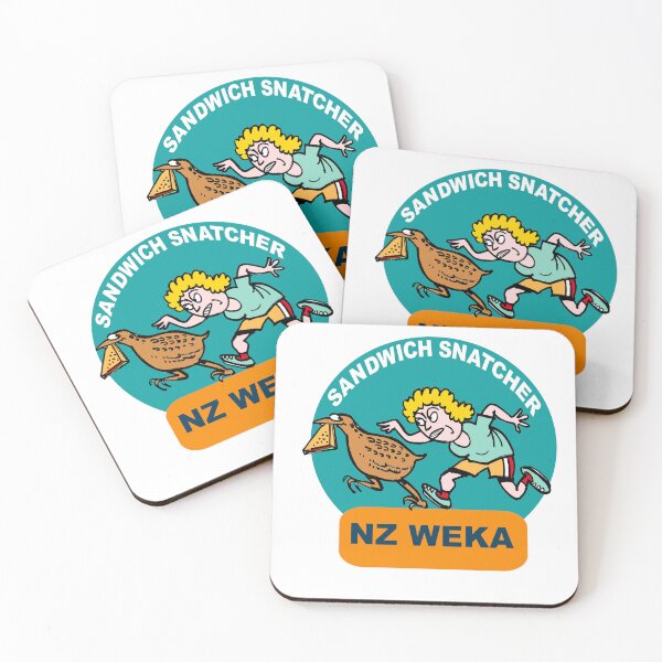 Item preview, NZ Weka Sandwich Snatcher Cartoon Art designed and sold by Al Benge - NZ & Australian Art.
