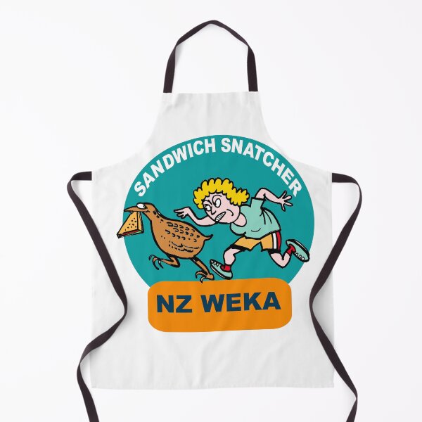 Item preview, NZ Weka Sandwich Snatcher Cartoon Art designed and sold by Al Benge - NZ & Australian Art.