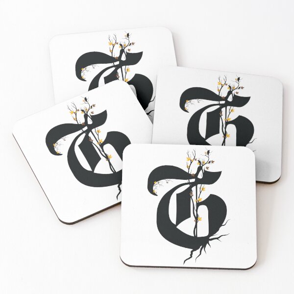 Item preview, Woodland Letter G | Illustrated Initial designed and sold by IZ Visuals.