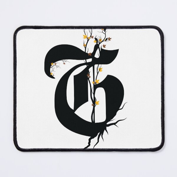 Item preview, Woodland Letter G | Illustrated Initial designed and sold by IZ Visuals.
