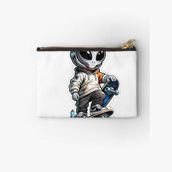 Item preview, Skater Alien in Astronaut Helmet designed and sold by Jaideep Walia.
