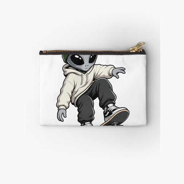 Item preview, Skater Alien in Green Beanie designed and sold by Jaideep Walia.