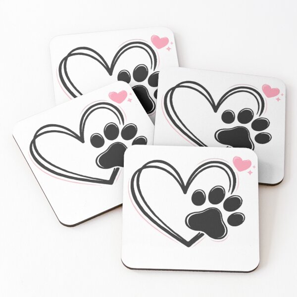 Item preview, Pawprints on My Heart – Cute Dog & Cat Lover Design T-Shirt designed and sold by PawsAndPallette .
