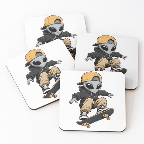 Item preview, Skater Alien in Cap designed and sold by Jaideep Walia.