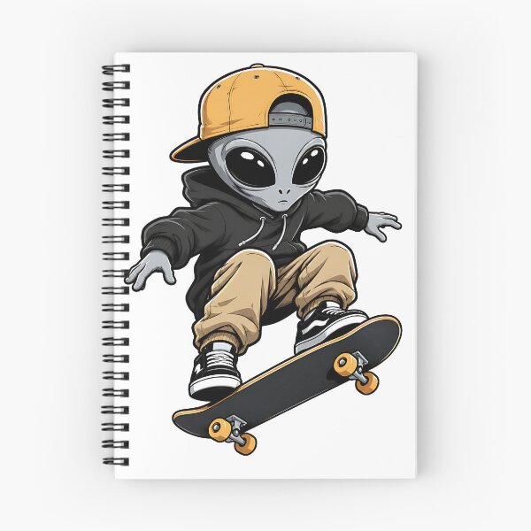Item preview, Skater Alien in Cap designed and sold by Jaideep Walia.