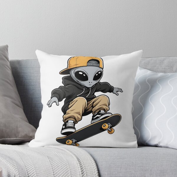 Item preview, Skater Alien in Cap designed and sold by Jaideep Walia.