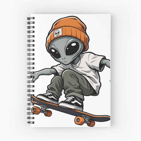 Item preview, Skater Alien in Beanie designed and sold by Jaideep Walia.