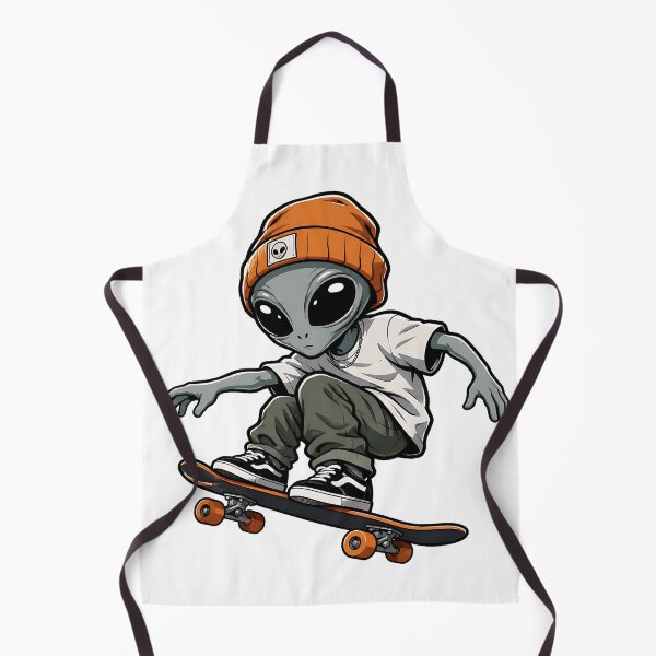 Item preview, Skater Alien in Beanie designed and sold by Jaideep Walia.