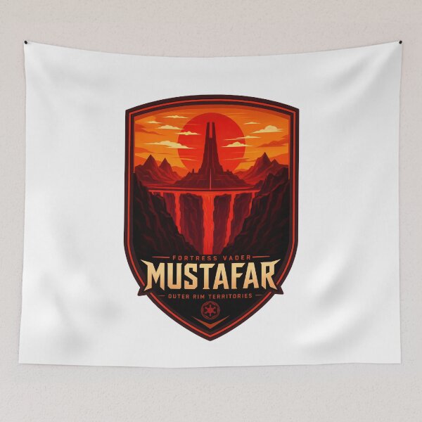 Item preview, Mustafar Planet Travel designed and sold by FrontierCosmic.
