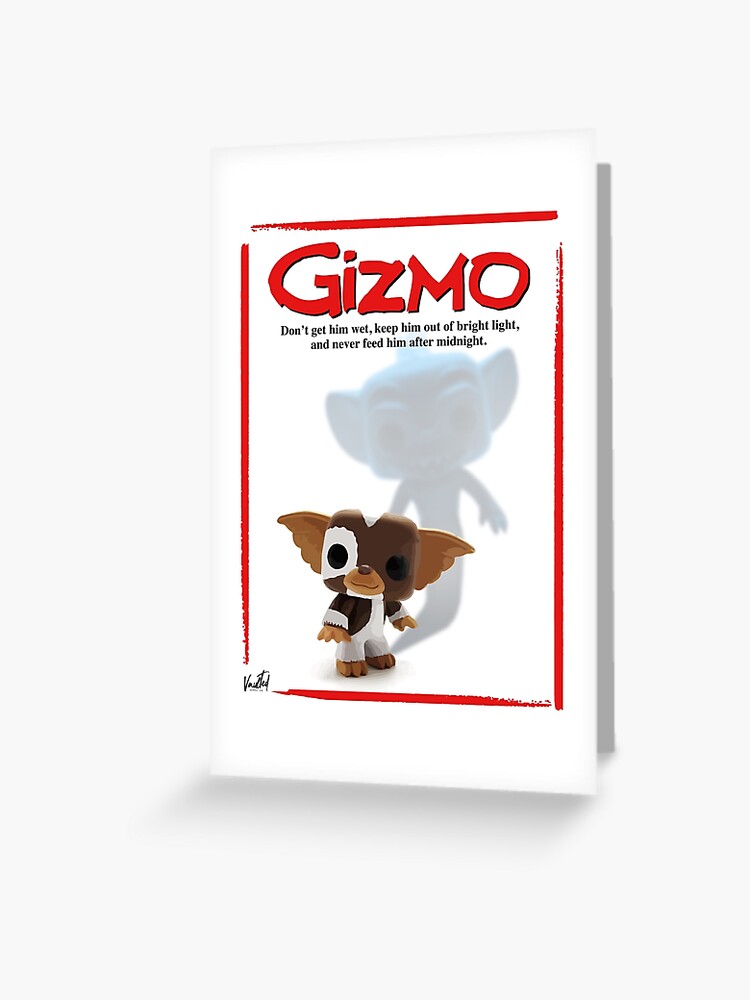 Gremlins - Gizmo Funko Pop Inspired Movie Greeting Card for Sale by merchfighter | Redbubble