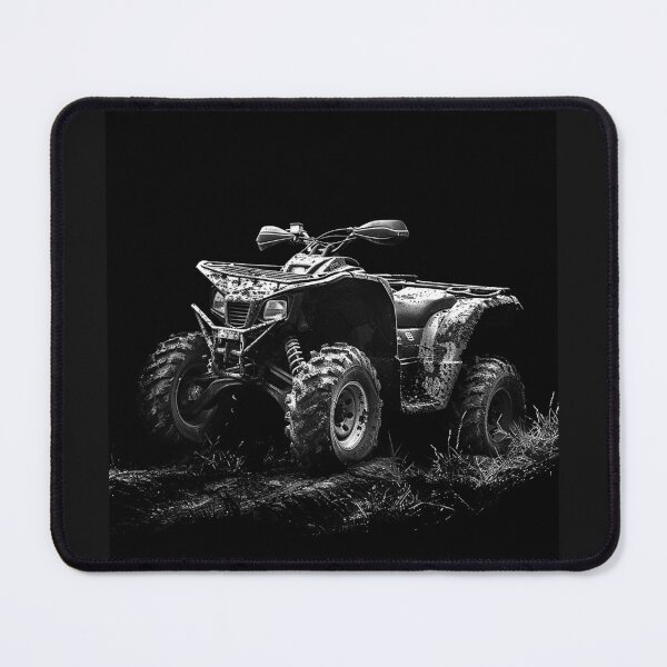 Item preview, Muddy ATV Quad Bike | Rugged Off-Road Adventure Illustration designed and sold by inkoutninja.