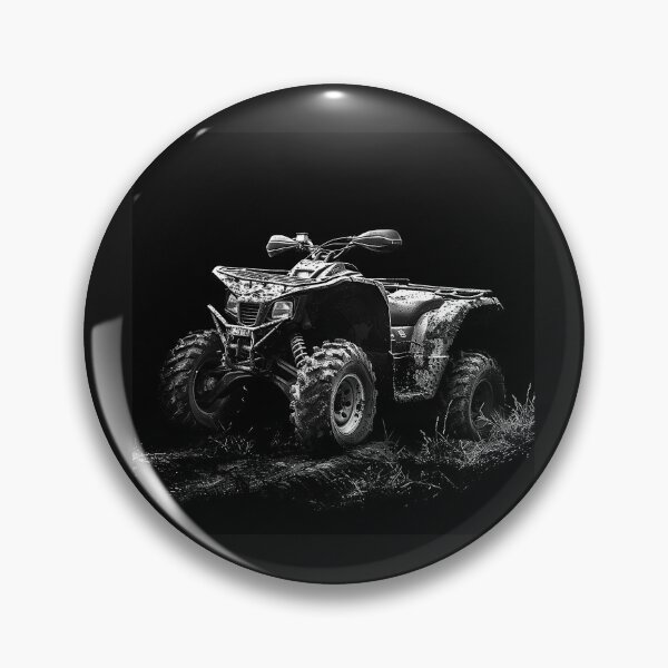Item preview, Muddy ATV Quad Bike | Rugged Off-Road Adventure Illustration designed and sold by inkoutninja.