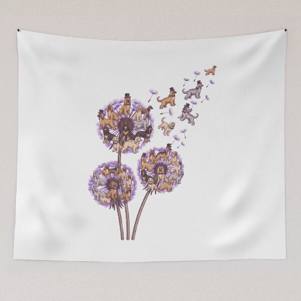 Item preview, Afghan Hound Dandelion Flower Dog Lover designed and sold by dian-rody-crest.