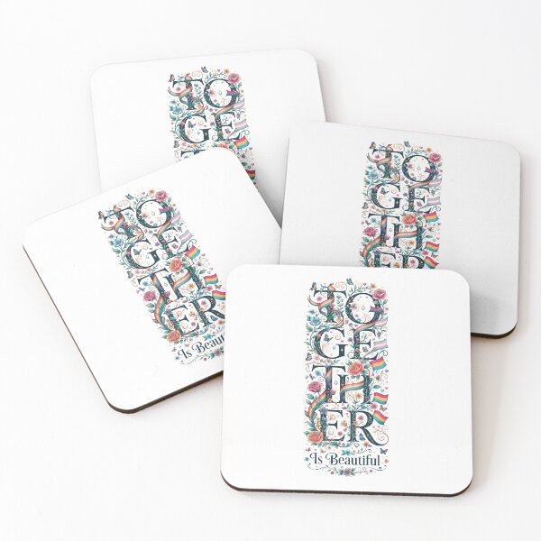 Item preview, Together Is Beautiful - Floral Pride Typography Illustration designed and sold by DesignsCreative.