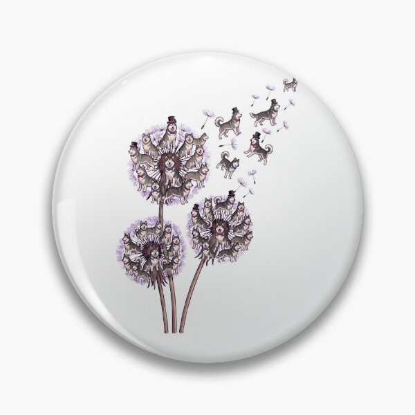 Item preview, Alaskan Malamute Dandelion Flower Dog Lover designed and sold by dian-rody-crest.