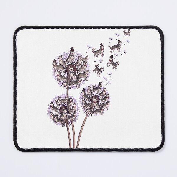 Item preview, Alaskan Malamute Dandelion Flower Dog Lover designed and sold by dian-rody-crest.