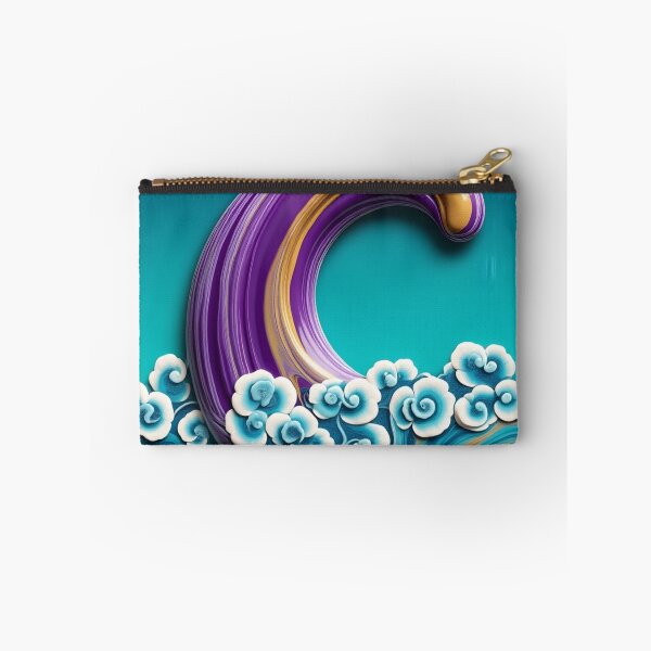 Item preview, Mega Mendung Fluid Batik Abstract Art Print designed and sold by Xenovita.