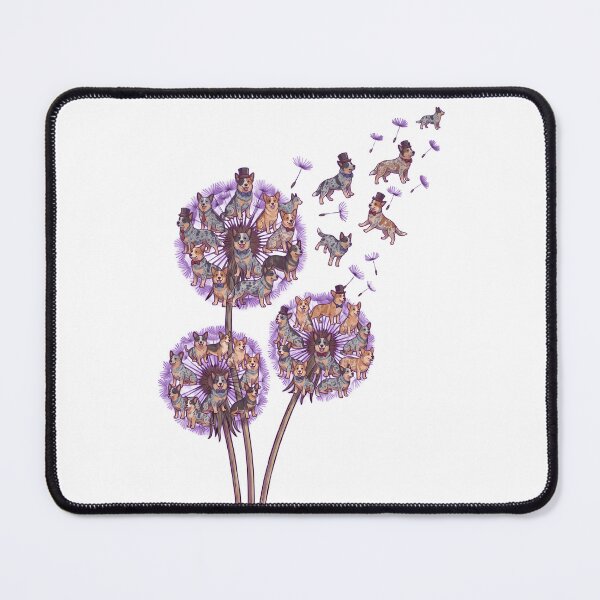 Item preview, Australian Cattle Dog Dandelion Flower Dog Lover designed and sold by dian-rody-crest.
