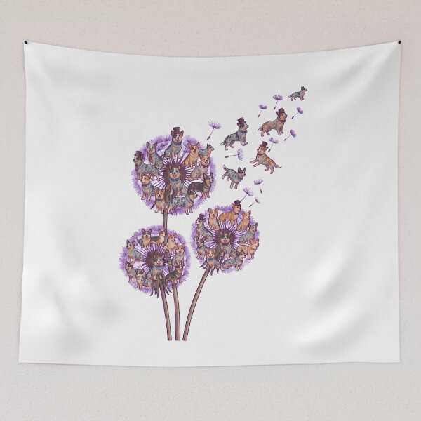 Item preview, Australian Cattle Dog Dandelion Flower Dog Lover designed and sold by dian-rody-crest.