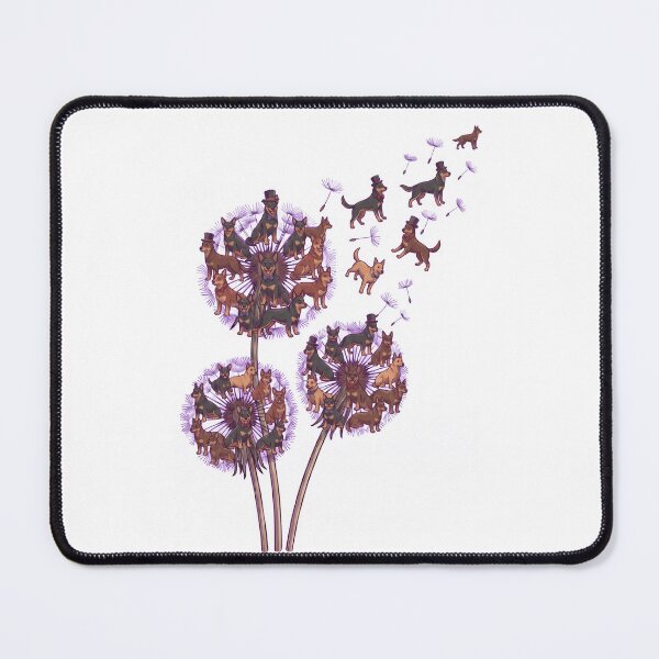 Item preview, Australian Kelpie Dandelion Flower Dog Lover designed and sold by dian-rody-crest.