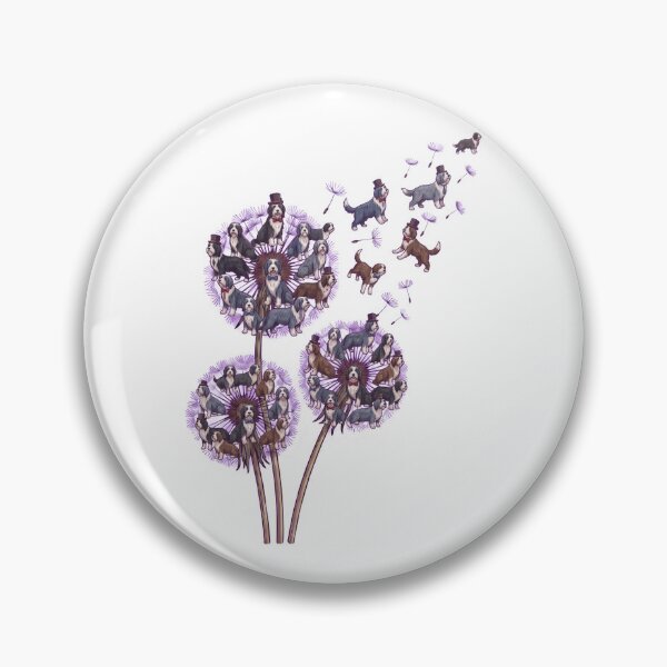 Item preview, Bearded Collie Dandelion Flower Dog Lover designed and sold by dian-rody-crest.
